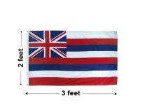 2'x3' Hawaii Nylon Outdoor Flag